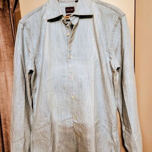 Light Wash Denim Chambray Shirt
